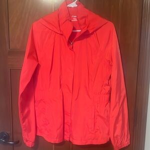 Women’s Fila Sport Sz L cinch waist windbreaker rain jacket
